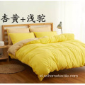 Microfiber Brushed Fitted Bed Sheet dalam Warna Solid